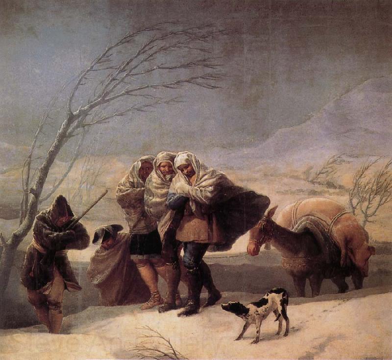 Francisco Goya Winter Germany oil painting art